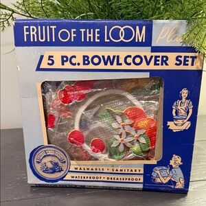 Fruit of the Loom 5-Piece Colorful Bowl Cover Set